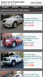 Mobile Screenshot of apexcarandtrucksales.net